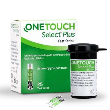 OneTouch Select Plus Test Strips - 25 Strips