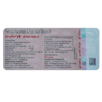 Orofer XT Tablet - Strip of 15