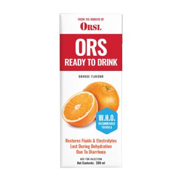 W.H.O. ORS Orange Ready to Drink - 200 ml