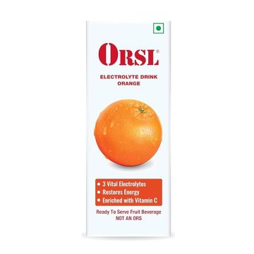 ORSL Orange Electrolyte Drink - 200 ml
