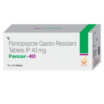 Pantor 40 mg Tablet - Strip of 10