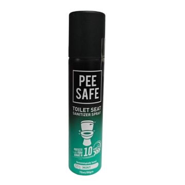 Pee Safe Toilet Seat Sanitizer Spray (Mint) - 75 ml