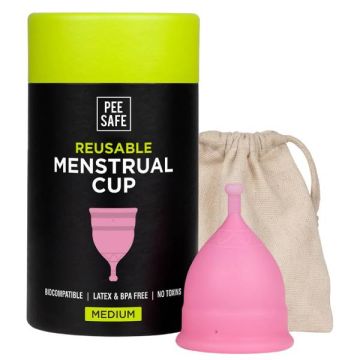 Pee Safe Reusable Menstrual Cup (Medium) - Pack of 1