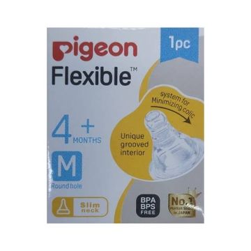Pigeon Flexible Nipple Medium (4+ Months) – Pack of 1