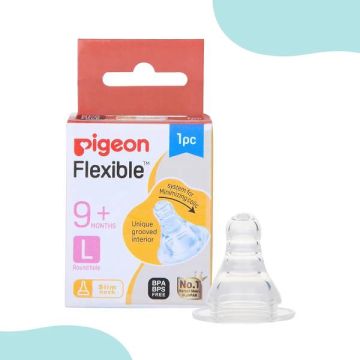 Pigeon Flexible Nipple (Large, 9+ Month)  – Pack of 1