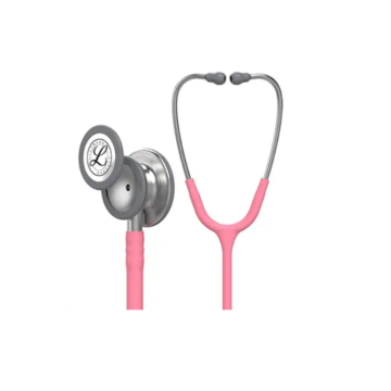 3M (5633) Littmann Classic III Monitoring Stethoscope, Pearl Pink Tube, 27-inch