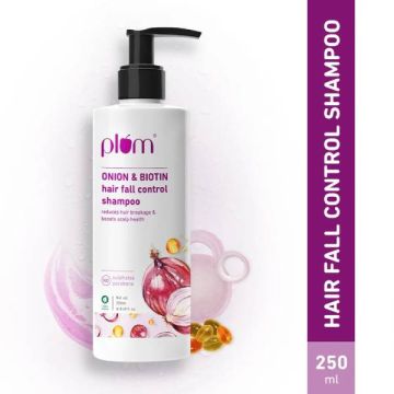 Plum Onion and Biotin Shampoo for Hairfall Control - 250 ml