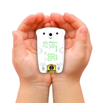 BPL Medical Technologies Smart Oxy Jr. Fingertip Pulse Oximeter - White