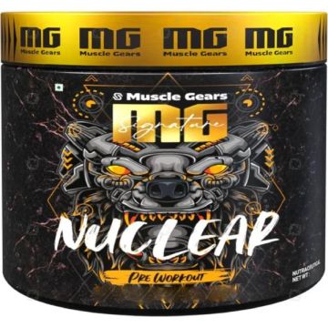 Muscle Gears Nuclear Preworkout Supplement (Blue Lagoon) - 330g