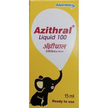 Azithral 100 Liquid - 15 ml