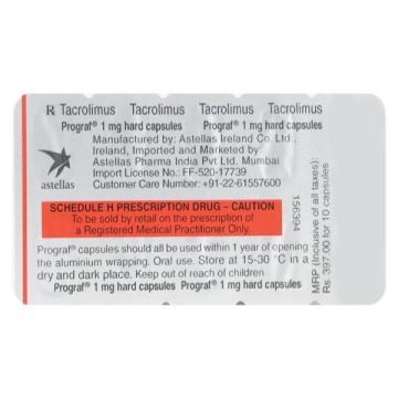 Prograf 1 mg Capsule - Strip of 10