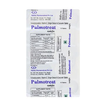 Pulmotreat Tablet - Strip of 10