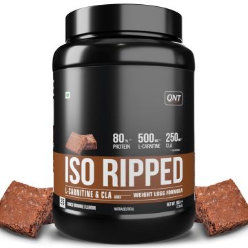 QNT ISO Ripped Whey Isolate Protein (Choco Brownie) - 1kg 