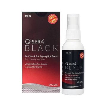 Q-Sera Black Hair Serum- 60 ml