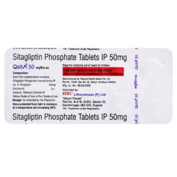 Qsita 50 mg Tablet - Strip of 10