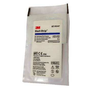 3M Steri-Strip (R1547) Reinforced Adhesive Skin Closures (12mm x 100mm) - 1's Pack