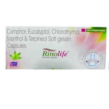 Rinolife Inhalant Capsule - Strip of 10