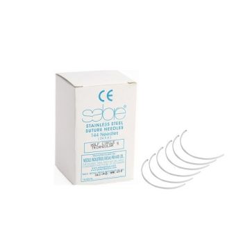 Sabre Stainless Steel Suture Needles - 24's Pack