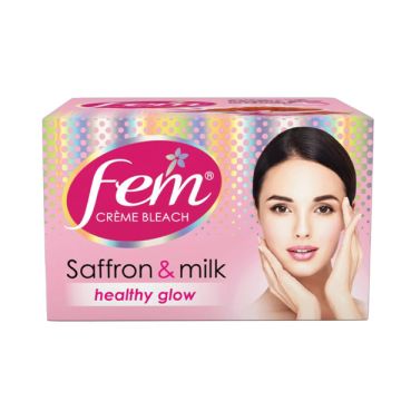 Fem Crème Bleach Saffron & Milk Healthy Glow - 8g
