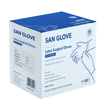 Sanglove Sterile Pre-Powdered Surgical Gloves 