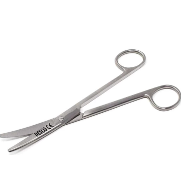 Desco (SISS 601) Mayo Scissors Curved (6.5"/16.5 cm) - 1's Pack