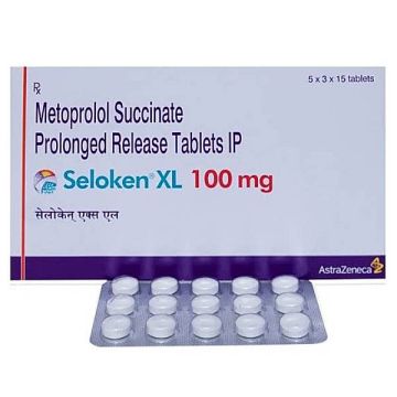 Seloken XL 100 mg Tablet - Strip of 15