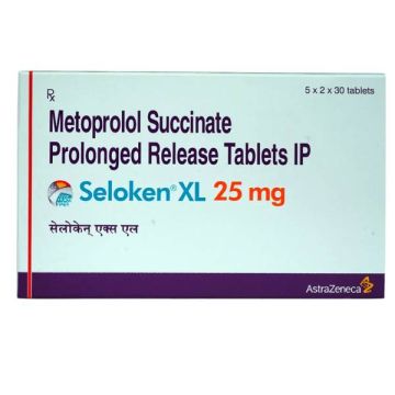 Seloken XL 25 mg Tablet - Strip of 30