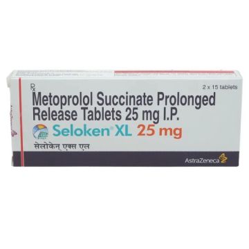 Seloken XL 25 mg Tablet - Strip of 15