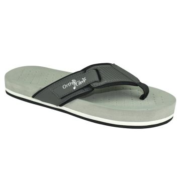 Ortho Cheer (AO2008) Men's Orthopedic & Diabetic Friendly Super Soft, Lightweight & Comfortable Slippers With Velcro Strap (Pair)