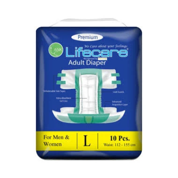 Lifecare  Adult Diapers (Premium)-10's Pack