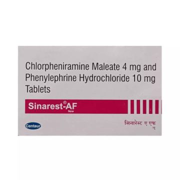 Sinarest AF New Tablet - Strip of 15