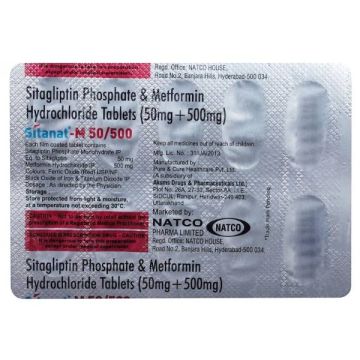 Sitanat M 50/500 Tablet - Strip of 10