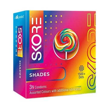Skore Shades Condoms - Pack of 3