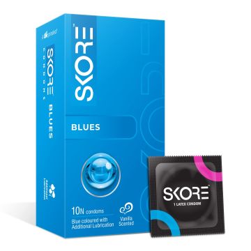 Skore Blues Condom – Pack of 10