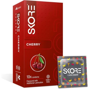 Skore Cherry Condom – Pack of 10