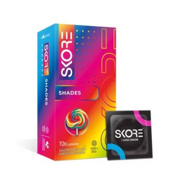 Skore Shades Condom - Pack of 10