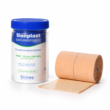 Slaney (SS0045) Elastic Adhesive Bandage (10cmx4/6mtr)