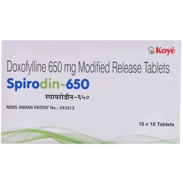 Spirodin-650 Tablet - Strip of 10