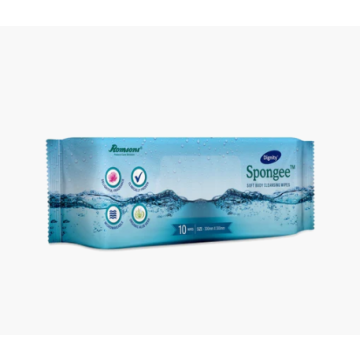 Romsons Spongee Body Wipes (240x300mm) - 10's Pack