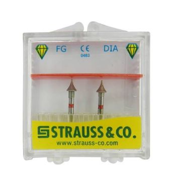 Strauss (J313F) IPR Diamond Bur Head Size 031, Length 19/3.5 mm - 2's Pack