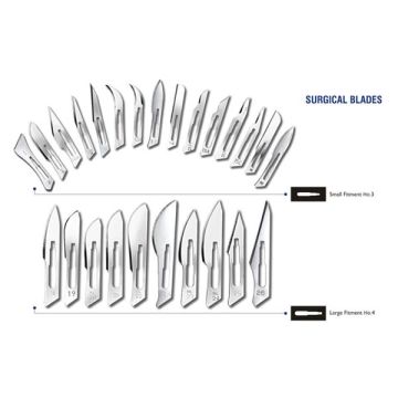 Ribbel Carbon Steel Sterile Surgical Blade (15C) -100's Box