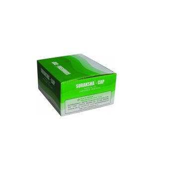 Suraksha Surgical Head Cap (Blue) - 100's Box