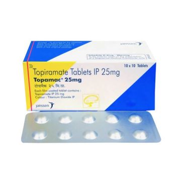 Topamac 25 mg Tablet – Strip of 10