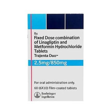 Trajenta Duo 2.5/850 mg Tablet - Strip of 10