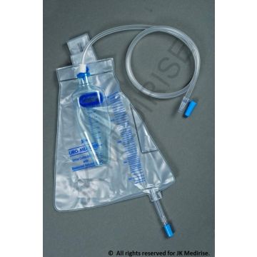 URINE COLLECTING BAG WITH MEASURE VOLUME METER- Box of 70