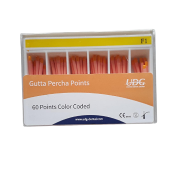 UDG (UDPT0000000F1) Gutta Percha Points For Protaper F1 - 60's Pack