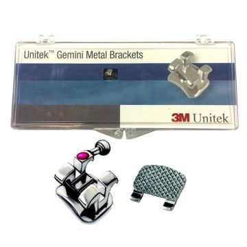 3M Unitek Gemini Brackets (MBT System-022, 5X5) - Upper & Lower Kit