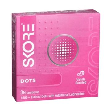 Skore Dots Condom - Pack of 3