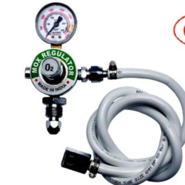 G.I (MOX-11) Oxygen Preset Regulator with Pin Index Valve