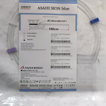 ASAHI (AHW14R004S) SION Blue  PTCA Guide Wire 180 cm - 1's Pack